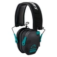 thumbnail image 2 of Walker’s Razor Slim Electronic Muffs (Black/Teal) with Shooting Glasses, 2 of 4