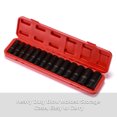 thumbnail image 6 of CASOMAN 1/2-Inch Drive Deep Impact Socket Set, 14 Pieces Set, 10mm-27mm, CR-MO, Metric, Heavy Duty Storage Case, 6 of 9
