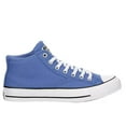 thumbnail image 2 of Converse Unisex Chuck Taylor All Star Malden Street Mid High Canvas Sneaker - Lace up Closure Style - Ancestral Blue/White/Black 11.5, 2 of 7