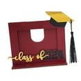 thumbnail image 6 of perfk Graduation Photo Frame Class of 2024 Graduate Picture Frame Graduation Gifts Red, 6 of 10