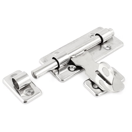 1 Pièce Coulissants Verrou Loquet Verrou En Acier Inoxydable Verrou De Verrouillage De La Porte Loquets De Porte De Scurit Verrou Loquet Avec Trou Pour Cadenas Porte Coulissante 77083388