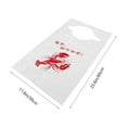 thumbnail image 2 of unbranded  100 Pcs Crab Bibs Pour Lobster Men and Women Newborn, 2 of 8