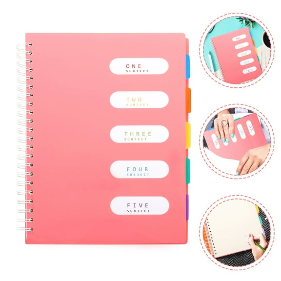 SEWCHICS University Notebook Pink Paper 1Pack for Students