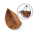 thumbnail image 1 of SPRING PARK 2Pcs Half Round Fiber Basket Liner Thick Pre-Formed Flower Pot for Planters, 1 of 6