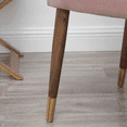 thumbnail image 2 of Contemporary Velvet Pink Nailhead Trim Accent Chair - 1-Piece with Solid Wood Frame, 2 of 11