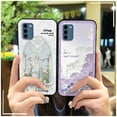 thumbnail image 4 of LYM-Phone Case For Nokia C300 4G, Phone Pouch Oil Painting Back Cover Cute Anti-dust Full wrap Dirt-resistant TPU Waterproof Cartoon Shockproof Soft case flower Durable Silicone Graffiti, 4 of 9