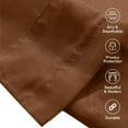 thumbnail image 3 of Solid Sheer Window Drapes, (Set of 2) Multipurpose Sheer Curtains, 60 X 84 inch, Brown, 3 of 5