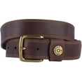 thumbnail image 2 of BROWNING BBE10100844 BROWNING LEATHER BELT 44 BROWN W/SHOTSHELL HEAD ON LOOP, 2 of 7
