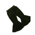 thumbnail image 4 of Franhais Newborn Baby Girls Flare Pants, Toddler Velvet Casual Elastic Waist Long Trousers, 4 of 6