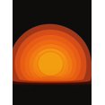 thumbnail image 1 of Qisvanset Warm Sunset Abstract Canvas Print 12x16 Inch Hallway Art, 1 of 8