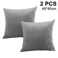 thumbnail image 1 of Paquete de 2, funda de almohada cuadrada decorativa suave de terciopelo, fundas de cojín, funda de almohada, decoraciones de decoración del hogar para sofá cama silla Adepaton 2034644-1, 1 of 9
