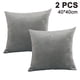 thumbnail image 1 of Paquete de 2 fundas de cojín cuadradas decorativas de terciopelo suave, fundas de almohada, decoración del hogar, decoraciones para sofá, cama, silla, 1 of 8