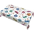 thumbnail image 3 of Camping Table Cloth for Picnic - Vintage Camper Table Cover Travel Trailers Tablecloth Colorful Cars Rectangle Tabletop Decoration for Party Kitchen Dining Room - 60 x 84 Inch, 3 of 6