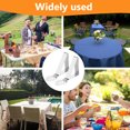 thumbnail image 2 of Pinza para mantel de picnic con forma de hoja de acero inoxidable decorativa para exteriores, para fiestas, bodas, restaurantes, camping, accesorios esenciales, 2 of 7