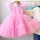 thumbnail image 1 of Niñas Arco Iris unicornio princesa vestido pastel capas tutú vestido de graduación para niños boda noche Formal fiesta desfile Vestidos Tan Jianjun  unisex, 1 of 2