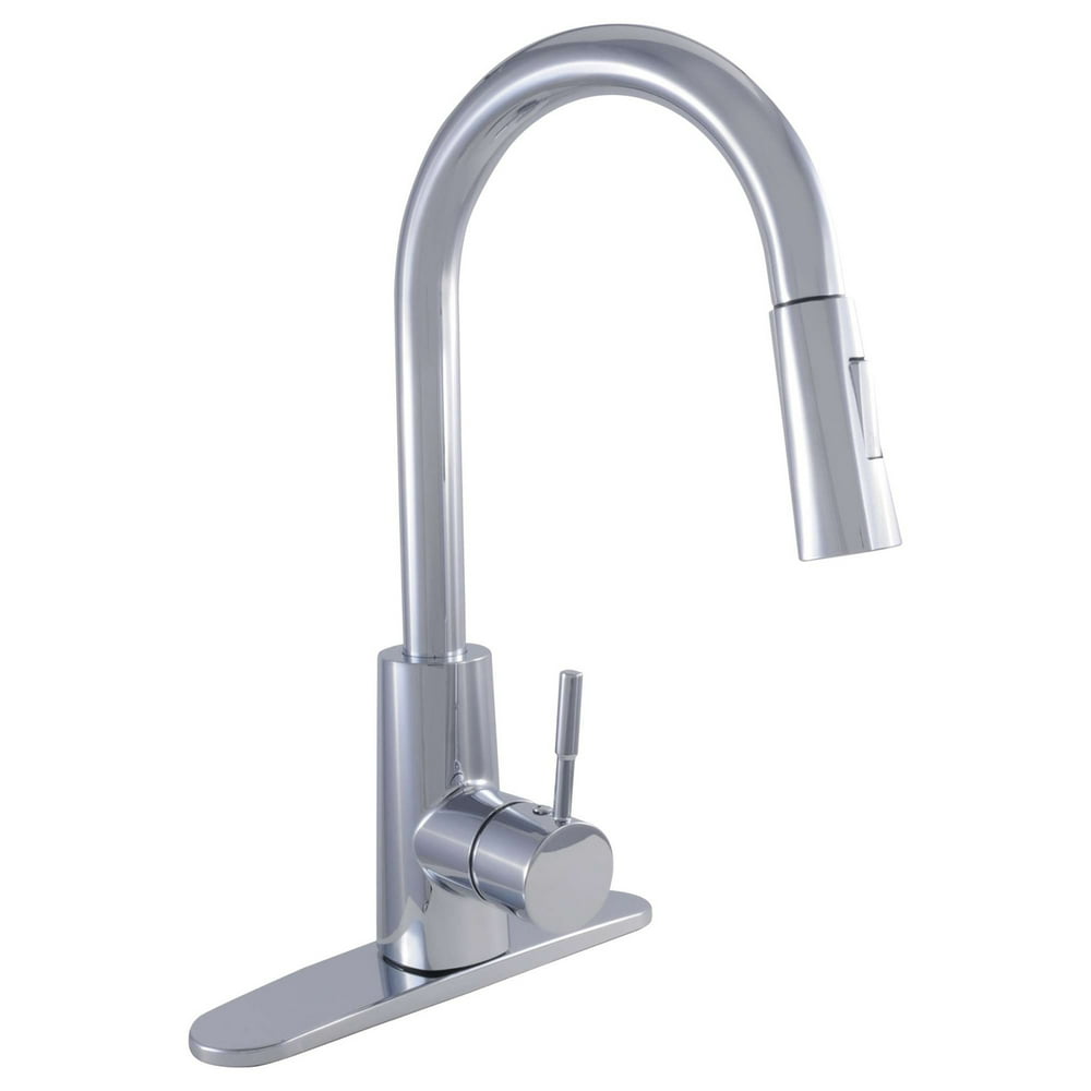 LDR 015 10510CP Chrome Single Handle Exquisite HighArc Pulldown Spray