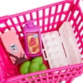 thumbnail image 4 of Barbie World Grocery Shopping Toy Set with 11 Doll Accessories [Walmart Exclusive], 4 of 8