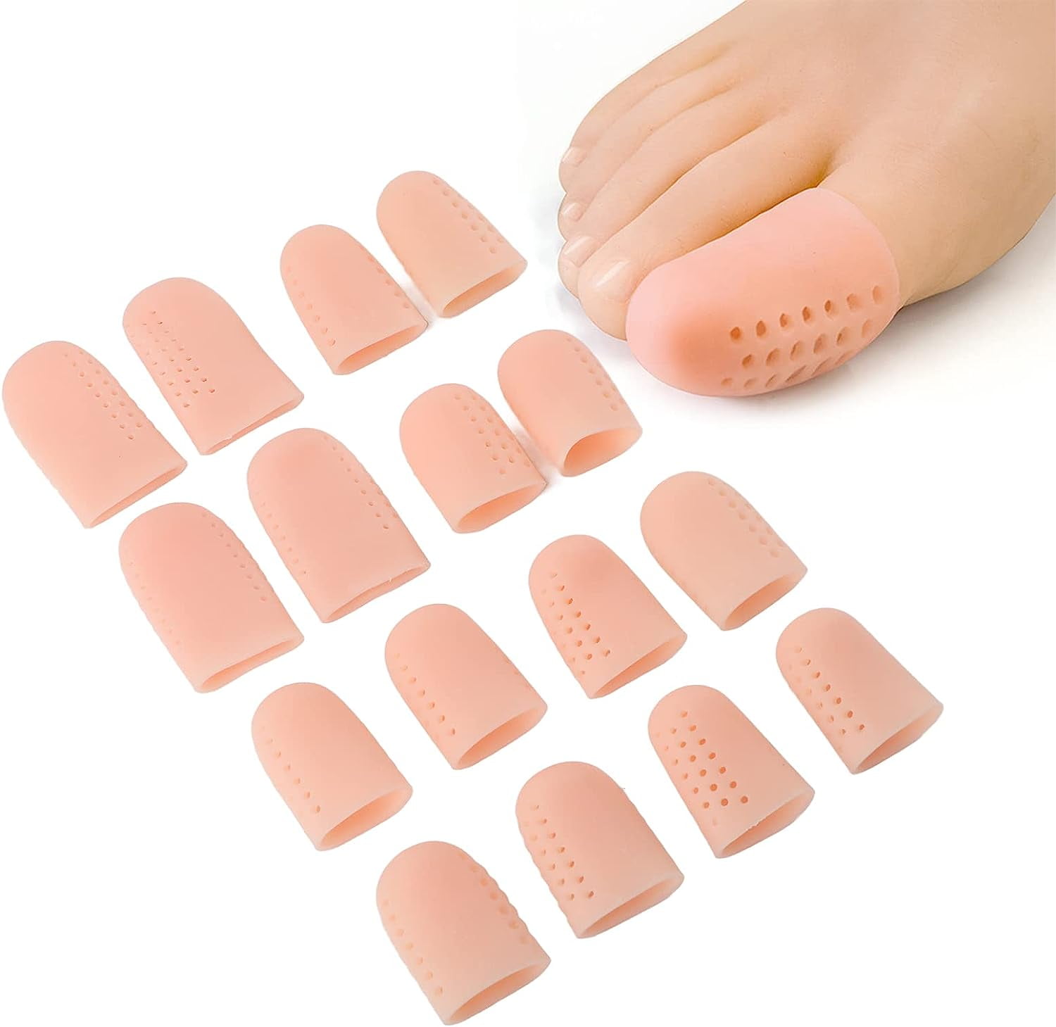 Toe Caps and Toe Protectors, Silicone Anti Friction Toe Protector, Toe