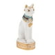 thumbnail image 3 of Escultura de estatua de gato Mau egipcio de resina, coleccionables Blanco Gloria Escultura de Buda de resina, 3 of 8