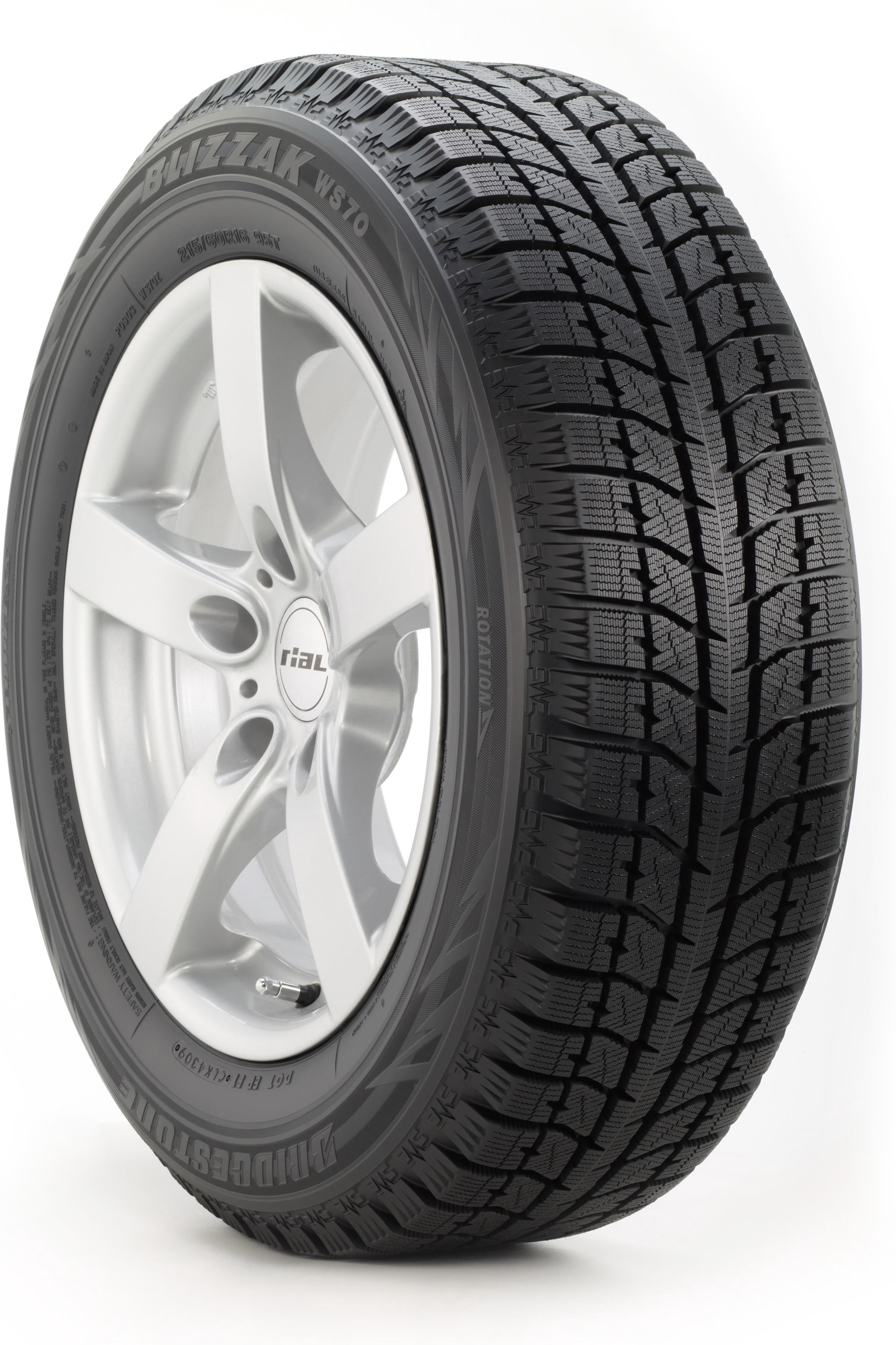Bridgestone Blizzak WS90 Winter 195/65R15 91H Passenger Tire