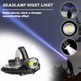 thumbnail image 2 of Surpdew Super Bright Xhp70 Headlamp,High Power Lumen Headlight, Lens Motion Sensor Spotlight,3 Modes Usb Rechargeable Light,90° Adjustable Head Lamp For Outdoor Hunting Camping Fishing Black, 2 of 9