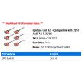 thumbnail image 2 of Ignition Coil Kit - Compatible with 2010 Audi A5 3.2L V6, 2 of 2
