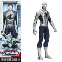 Marvel Ultimate Spiderman Armored Spiderman Child Action Figures, 12 in Silver