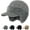 Grey a, variant on Blocking Knitted Hats with Ear Flaps and Wool Brim, Fur-Lined Warm Stylish Baseball Beanie for Cold Weather