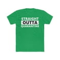 thumbnail image 4 of Straight outta quarantine Men's Cotton Crew Tee, 4 of 9