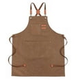 thumbnail image 6 of HPDL Heavy Duty Canvas Woodworking Shop Work Aprons Men w Pockets Women, 6 of 7