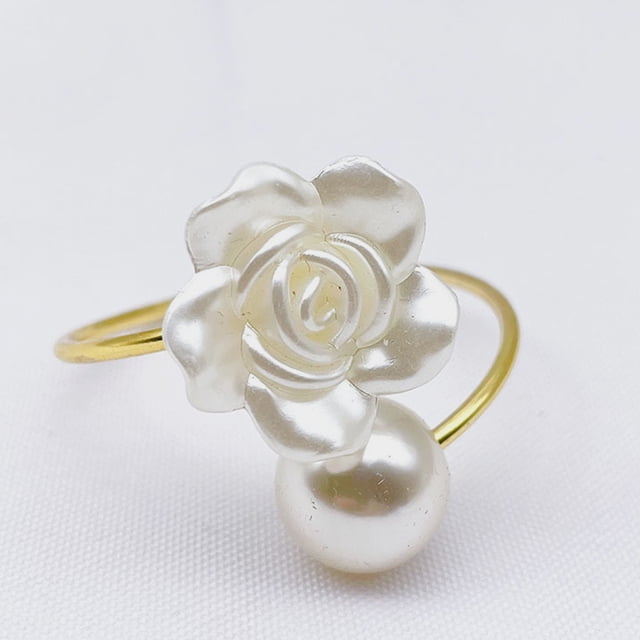 Milisten 2Ud De Servilleta Con Flor De Perla Para Y