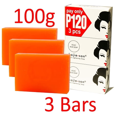 Kojie San Skin Lightening Kojic Acid Soap - 3 Bars (Best Bleaching Soap In Nigeria)