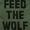 Military Green, variant on Feed The Wolf Sarcastic Hangry Gym Sweatshirt for Men or Women Brisco Brands M