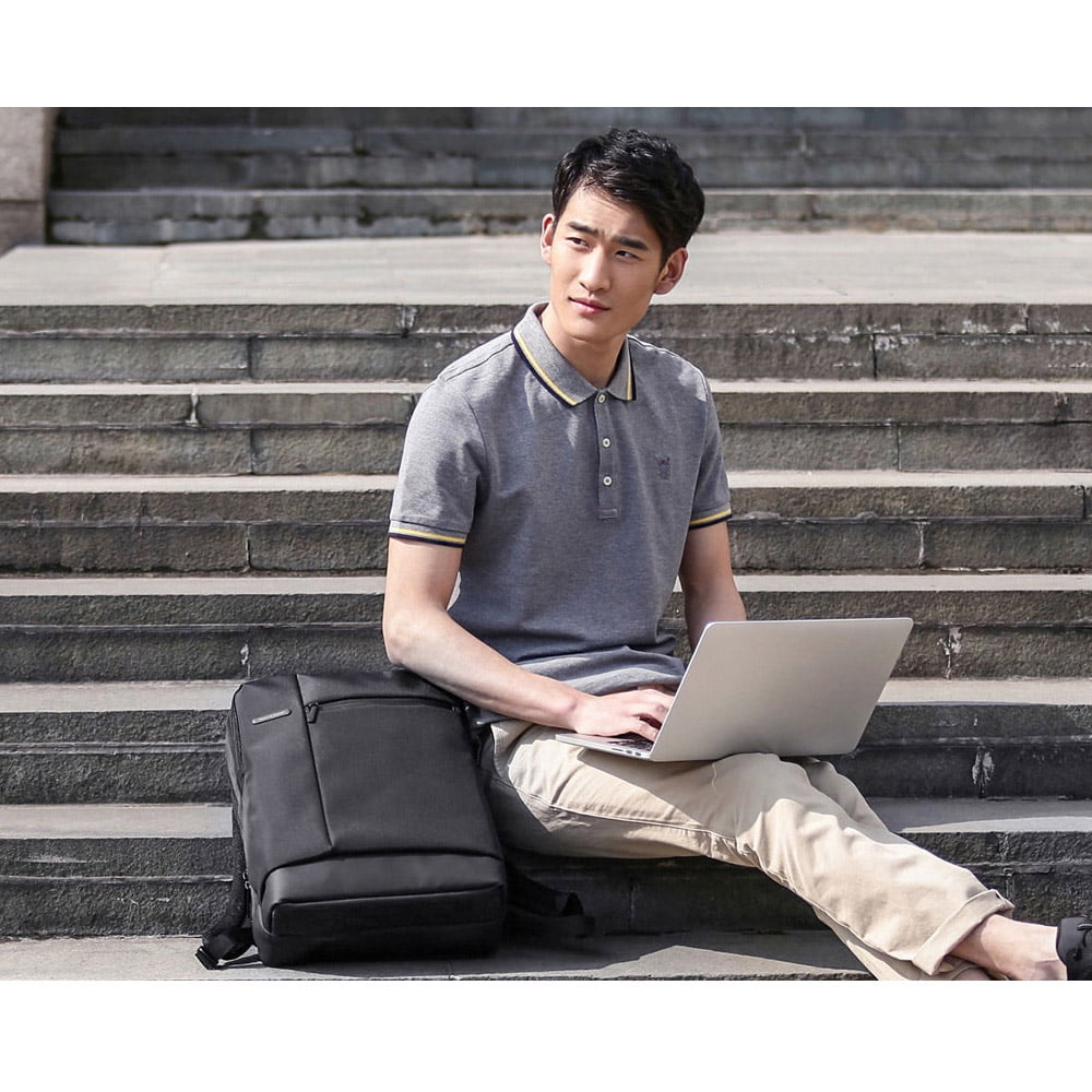 xiaomi 17l classic business style men laptop backpack