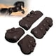 thumbnail image 5 of Botas Para Patas De Caballo, PU + Neopreno 2 Piezas Correas Abiertas Botas Para Patas Delanteras Y Traseras De Caballo Para Montar Para Patas De Caballo Cergrey Juego delantero y trasero marrón M, 5 of 8