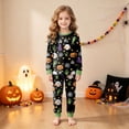 thumbnail image 5 of Leey-World Girls Halloween Pajamas Kids Long Sleeve Pajamas Girls Toddler Baby Boys Girls Pajamas Set Roundneck Long Sleeve Snug Fit Sleepwear Pjs, 5 of 9
