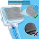 thumbnail image 3 of Dog Comb Brush, Pet Grooming Brush, Daily Use to Clean Loose Fur & Dirt, Great for Dogs and Cats With Medium Long Hair - Blue, 3 of 5