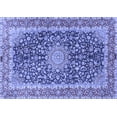 thumbnail image 1 of Ahgly Company Indoor Rectangle Medallion Blue Traditional Area Rugs, 4' x 6', 1 of 4