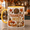 Black, variant on Thanksgiving Host Mug 3D Effect Turkey Harvest Leaves Coffee Cup Gift
