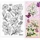 thumbnail image 1 of Sello transparente de flor de magnolia, sello de silicona de flores, sello de goma transparente de mariposa, sellos de sellado, 1 of 7