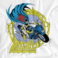 thumbnail image 2 of DC Batgirl Motorcycle Women's T Shirt, White, X-Large, 2 of 6