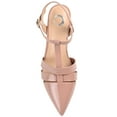 thumbnail image 5 of Journee Womens Jazlynn Buckle Kitten Heel Pointed Toe Pumps, Widths Available, 5 of 10