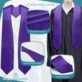thumbnail image 5 of Endea Graduation Purple Graduation Stole, 5 of 7