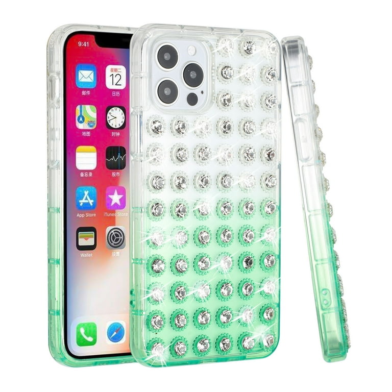 Compatible with Apple iPhone 13 Pro model 6.1 inch Full Diamond