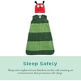 thumbnail image 2 of Cuddle Club Fleece Sleep Sack Swaddle Blanket Baby Sleeping Bag, Bear Caterpillar Large, 2 of 7