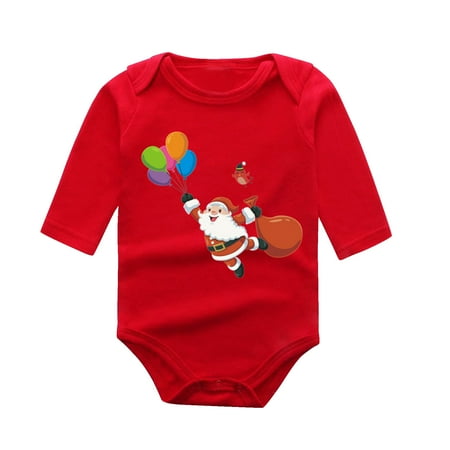 

Rovga Boys Bodysuits Letter Cartoon Long Sleeve Romper Outfit Kids Toddler Clothes