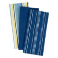 thumbnail image 2 of Design Imports Blue Culinary Stripe Dishtowel Set of 3, 2 of 6
