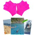 thumbnail image 4 of Guantes De Natación De Silicona Para Entrenamiento De Natación Acuática, Guantes De Buceo Para Adultos/Niños 1 Par Yuarrent OD016736-01, 4 of 6