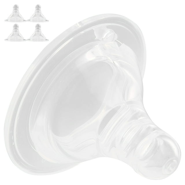 Pezón para Bebés Conjunto de Silicona Líquido Paciguo Suave Paciguo Botella de Alimentación de Té Botella acesorio 4 x Pezón 1 x Aguja de Leche