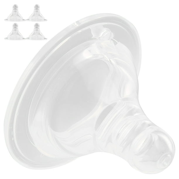 Pezón para Bebés Conjunto de Silicona Líquido Paciguo Suave Paciguo Botella de Alimentación de Té Botella acesorio 4 x Pezón 1 x Aguja de Leche